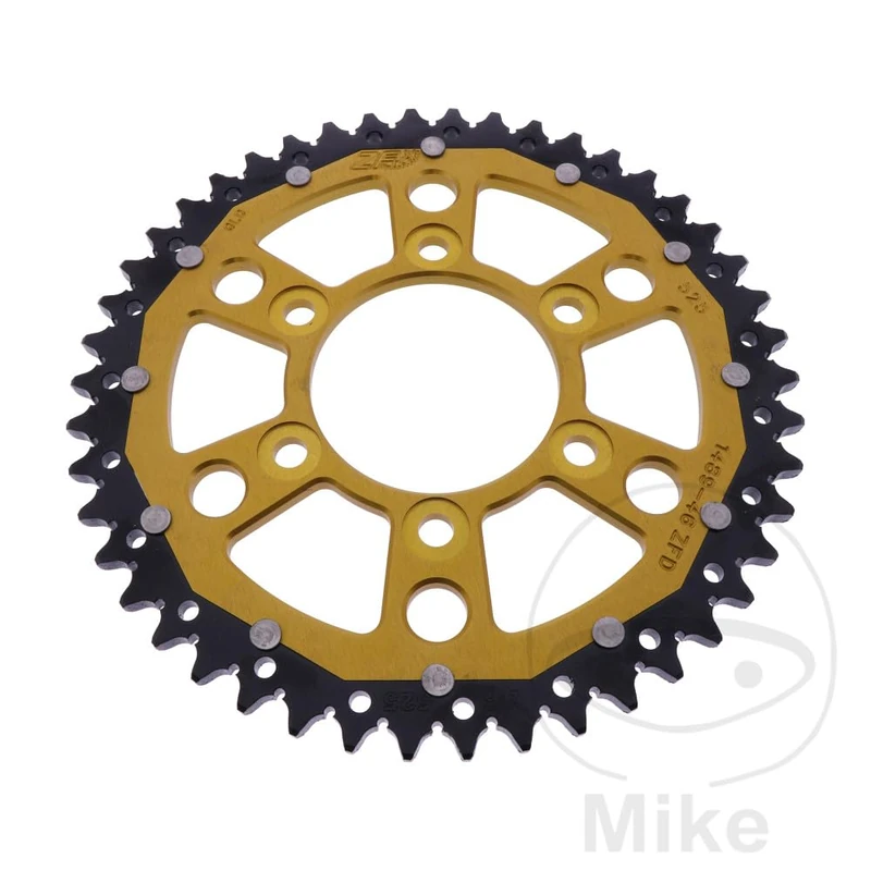 ZF Kettenrad Dual 46Z Teilung 525 Gold