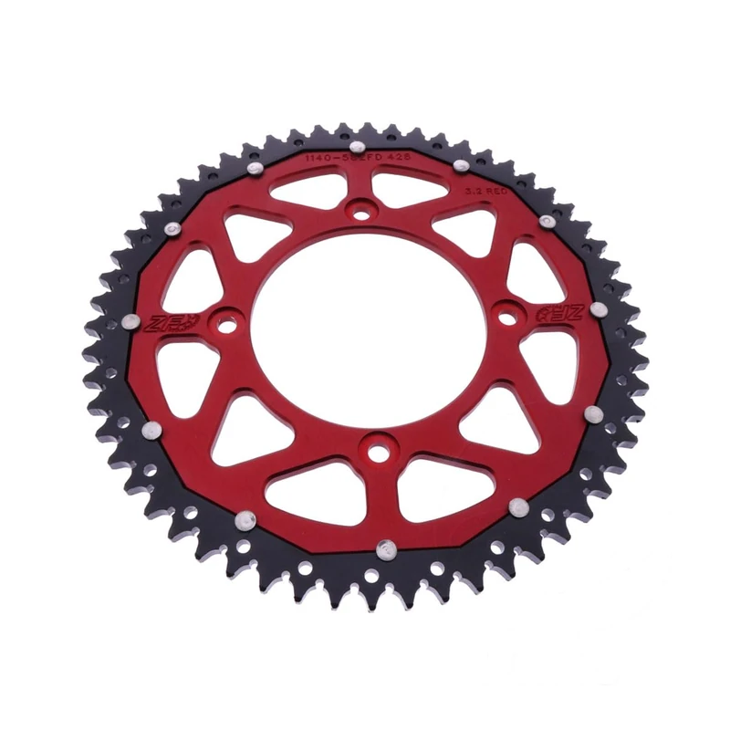 ZF Kettenrad Dual 58Z Teilung 428 Red