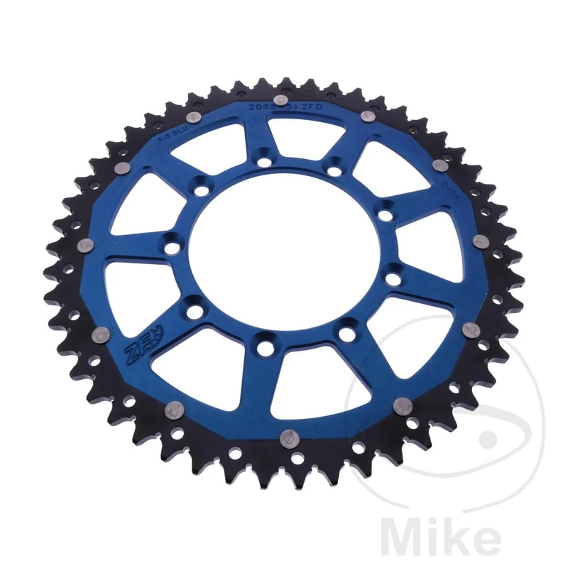 ZF Kettenrad Dual 51Z Teilung 520 Blue