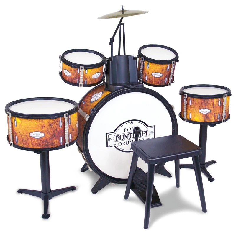 Rock Drum Set with Stool