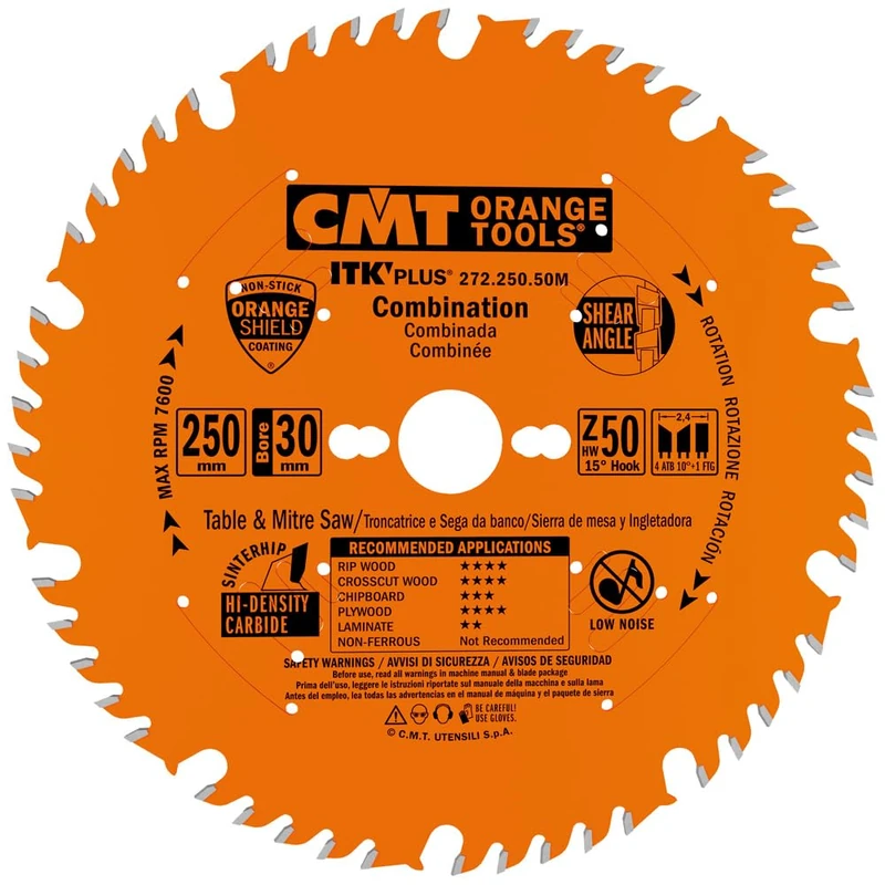 CMT Orange Tools 250mm Circular Saw Blade - Ultra ITK HW Z50