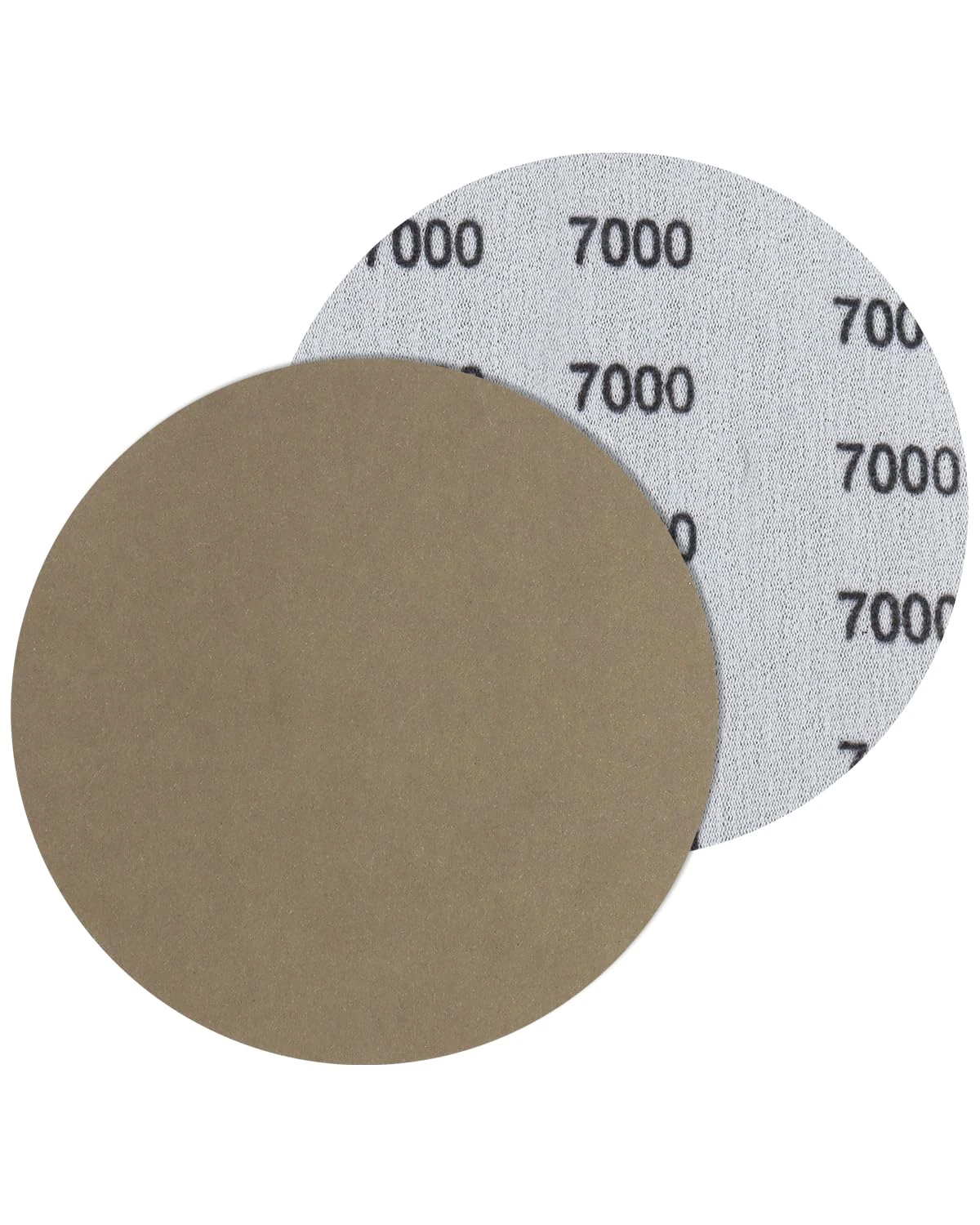 Bolatus 5Pcs 125mm Sanding Discs 7000 Grit, Wet and Dry Hook and Loop Round Sanding Pads for Wood, Metal, Automotive Polishing