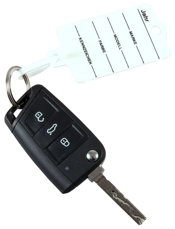 EICHNER Key fob pendant white brand - Image 1