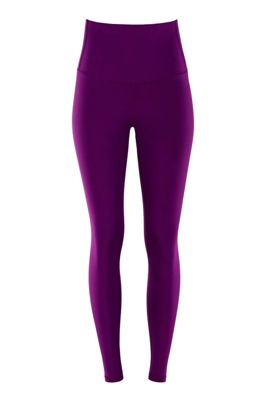 WINSHAPE Women's Functional Comfort Tights Hwl117c High Waist Leggings, Dark-Plum, XXL