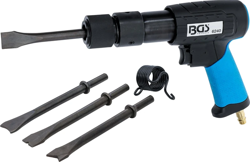 BGS 6240 | Pneumatic Chisel Hammer Set | with Quick Release Chuck | 10 mm