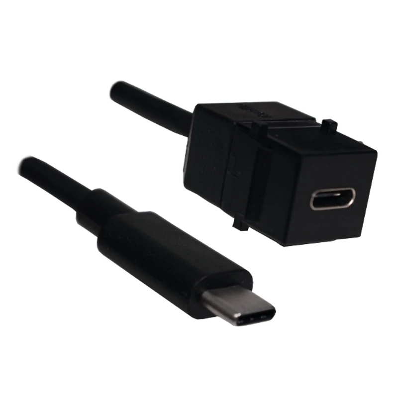 BACHMANN Keystone USB 3.1 Coupler Type C PD 60W Female/Male 0.5m