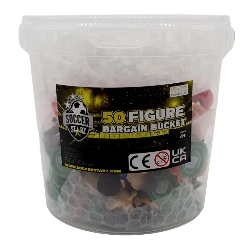 SoccerStarz - NEW 50 Piece Standard Football Figure Bargain Bucket V2 (50 Standard)