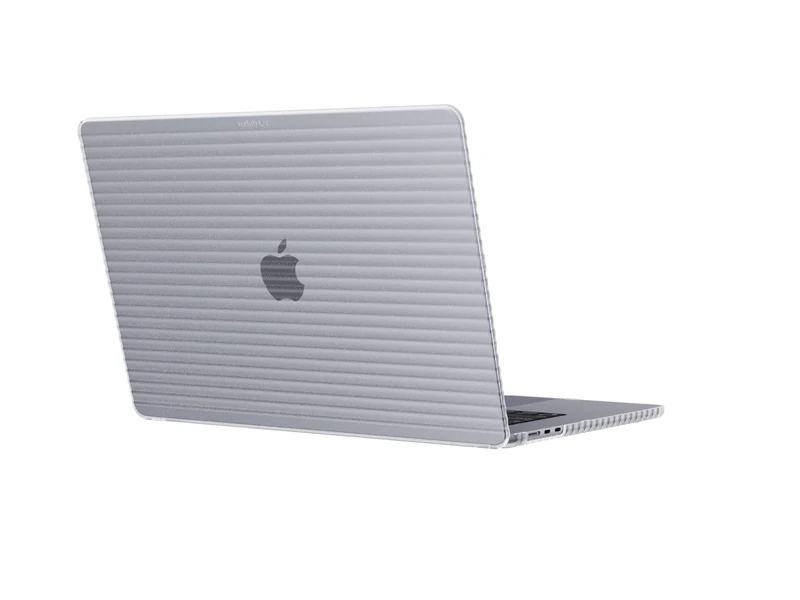 Tech21 Evo Wave case for MacBook Air 15" (2023) - Protective Hard Shell Cover - Clear