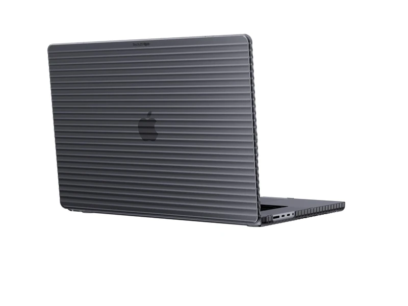 Tech21 Evo Wave case for MacBook Pro 16" (2021 & 2023) - Protective Hard Shaell Cover - Charcoal