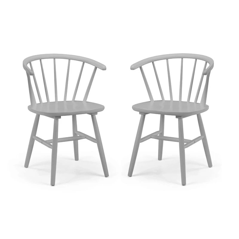 Julian Bowen Set Of 2 Modena Dining Chairs - Grey