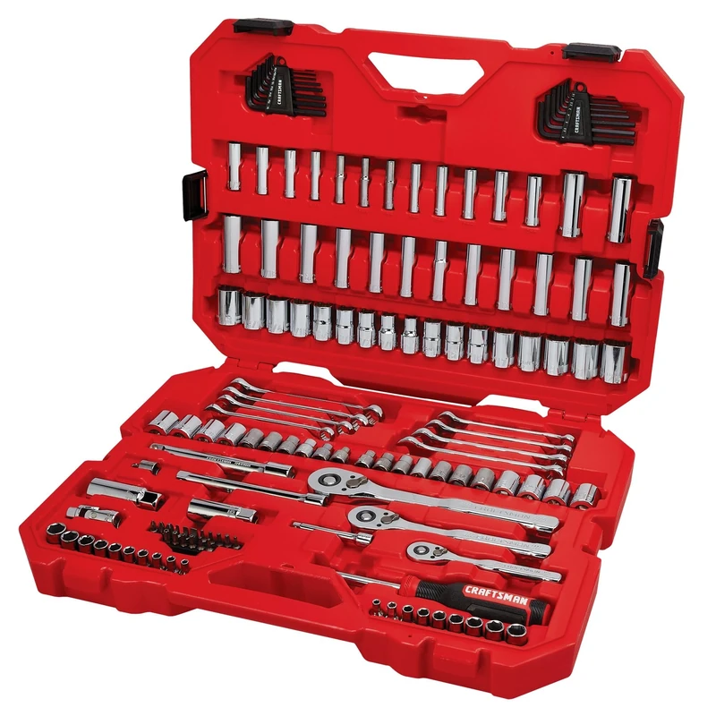 CRAFTSMAN Mechanics Tool Set, 1/4 and 3/8 Inch Drive, 135 Piece (CMMT12124)
