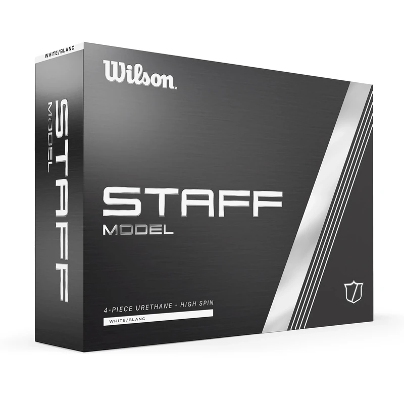 Wilson Staff Golf Balls, Staff Model, Four Piece High Spin Golf Ball, White