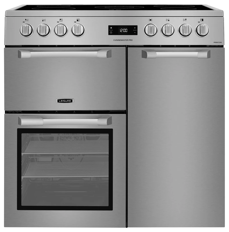 Leisure Cuisinemaster Pro PR90C530X 90cm wide Electric Range Cooker with Ceramic Hob - Stainless Steel - A Rated