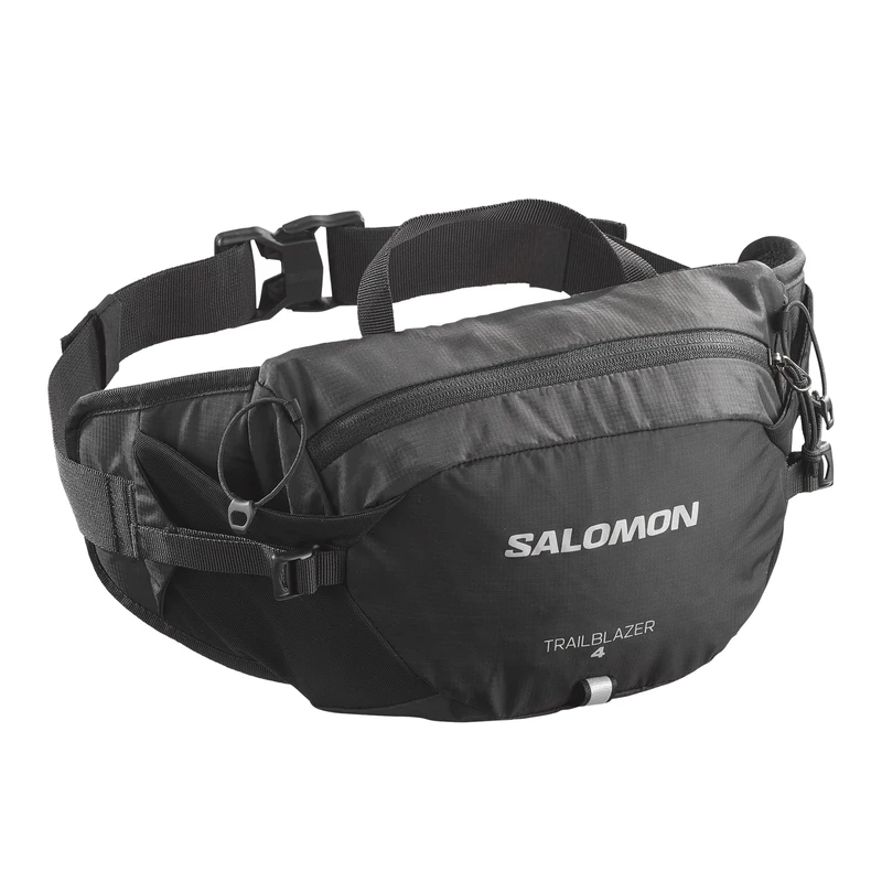 Salomon TRAILBLAZER Belt - Versatile, Superior Fabrics, Stretch Pockets for Water Bottles, Padded Back, Adjustable Fit, Comfy for Hiking & Biking