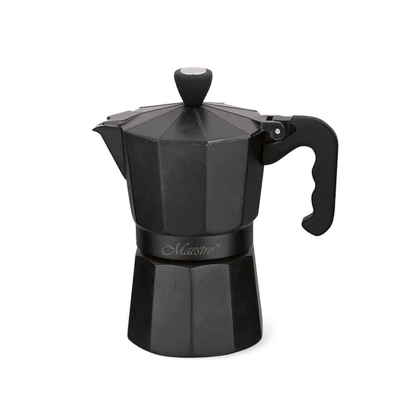MAESTRO Italian Coffee Makers Model Kawiarka na 3 filiżanki mr-1666-3-black - Image 1