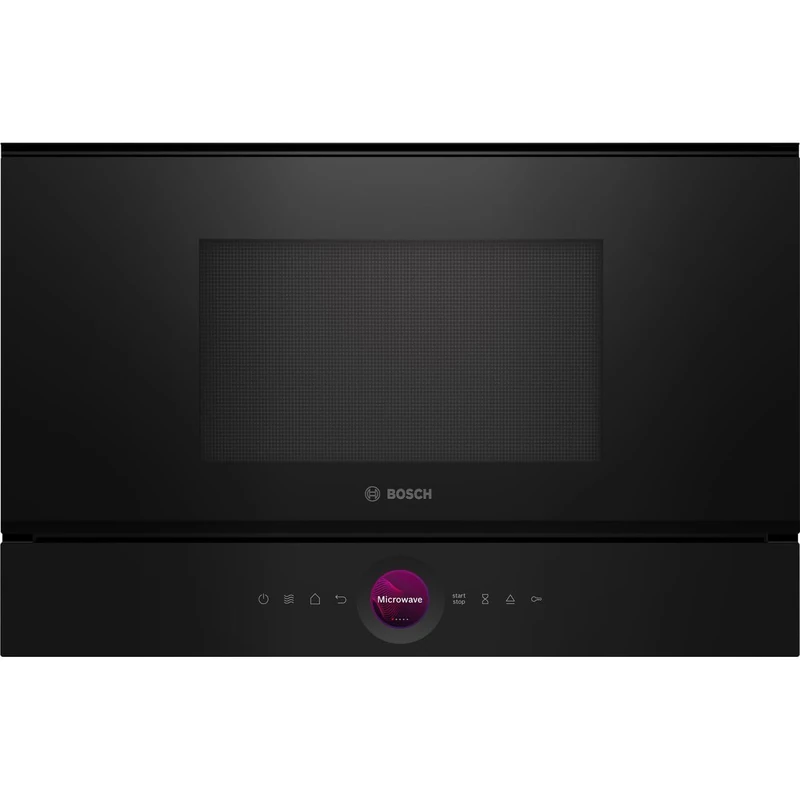 Bosch BFL7221B1B Serie 8 Built-In Microwave Oven 38cm - Black, 700057862