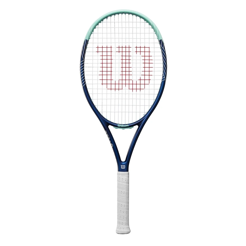Wilson Ultra Power 100, Graphite, Medium racket head, For men and women, 4-3/8" (3), Blue / Teal