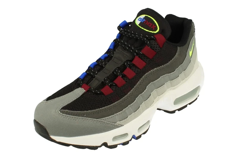 NIKE FN7801-001 Air Max 95 Next Nature Men Black/Volt-Photon DUST-LT SMNO BULKE Grey UK 6