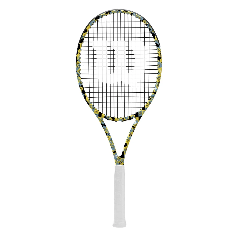 Wilson Wilson Raqueta de Tenis Minions 3.0 Precision 103, Longitud Extra, Cushion-Aire Grip, Sistema de Ponderación Perimetral, Para Hombres y Mujeres
