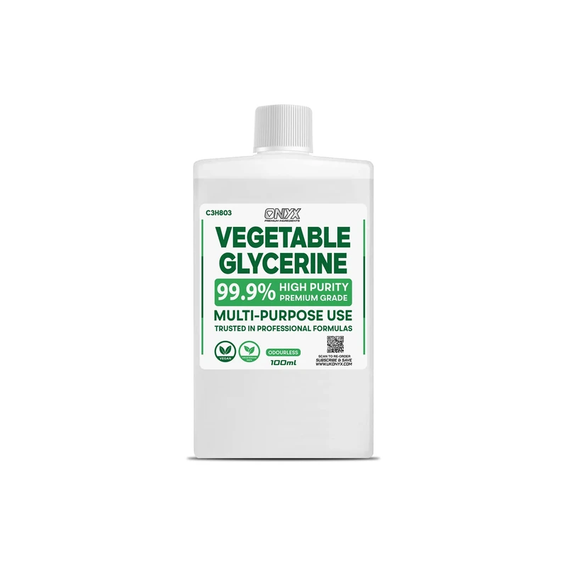Vegetable Glycerine VG Glycerol Premium Quality Food Grade, Vegan, Non GMO, Fragrance Free Recyclable Container (100ml)