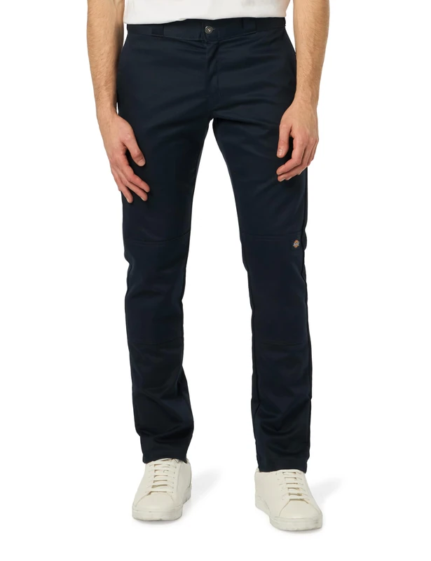 Dickies, Men's, Double Knee Work Pant Skinny Straight, Dark Navy, 34W / 30L