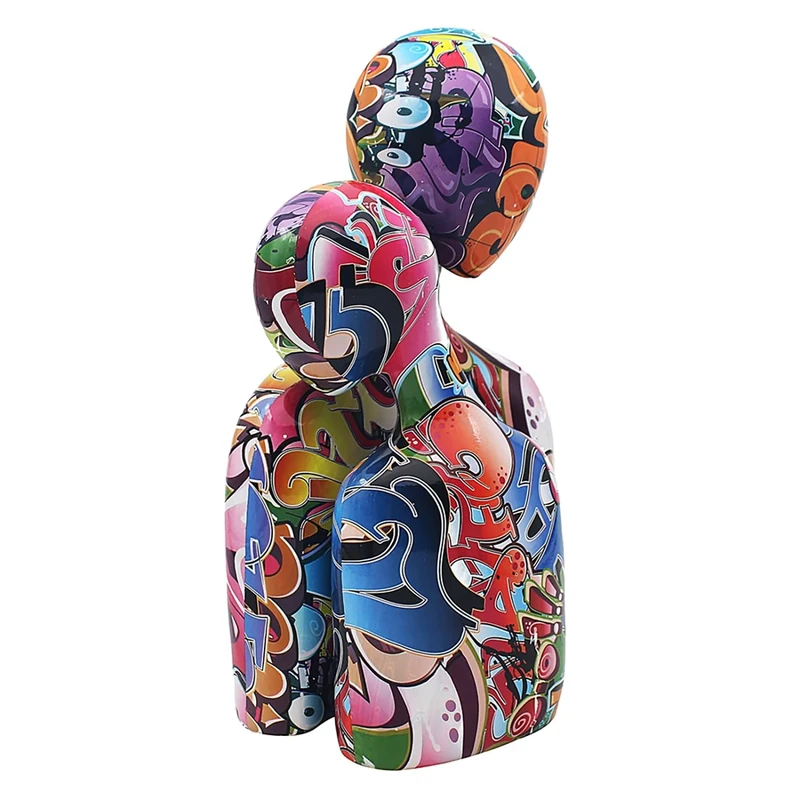 Lesser & Pavey British Designed Graffiti Ornament | Home Decor Animal Ornaments For All Homes or Offices | Decorative Home Accessories For All Types of Homes - (Embrace Large)