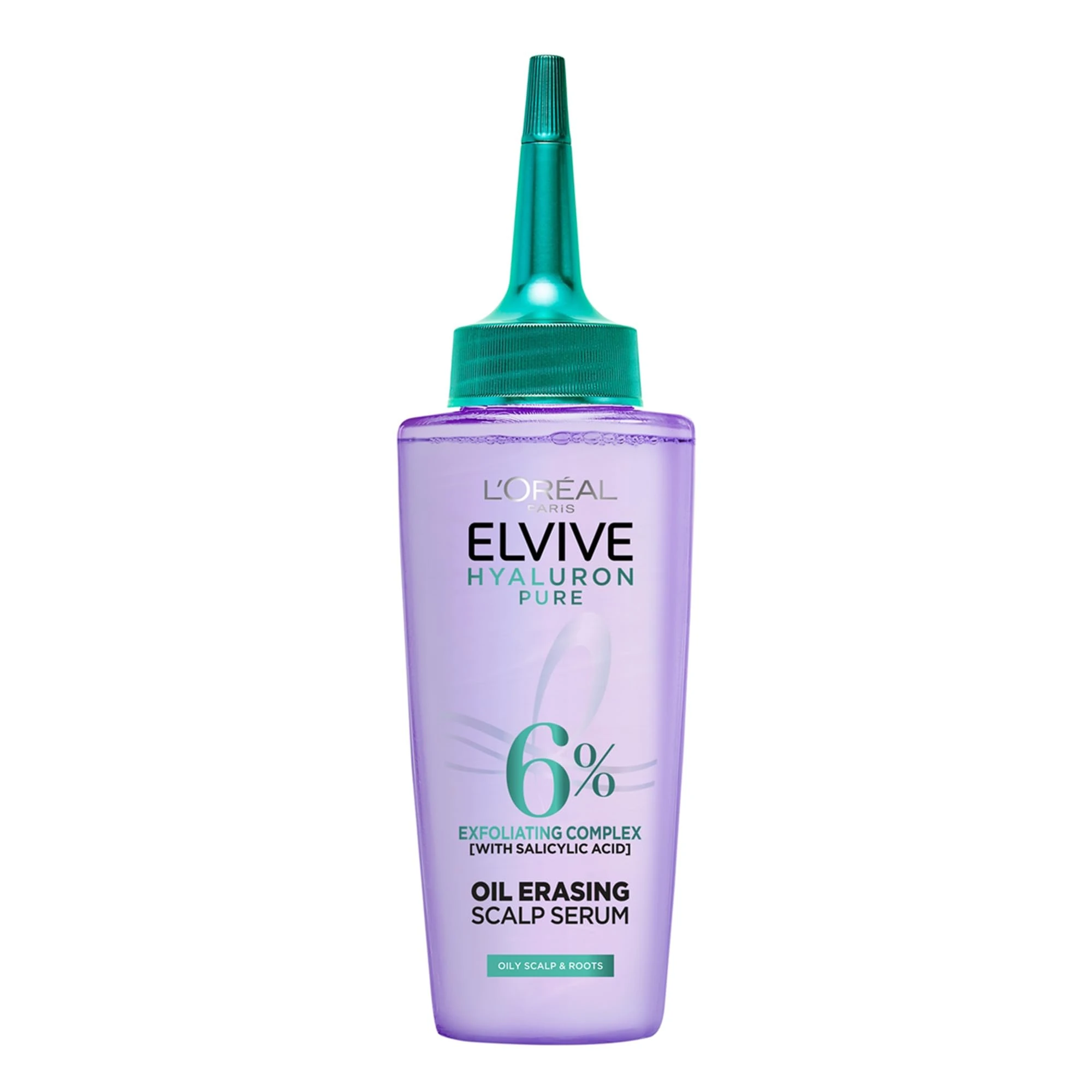 L’Oréal Paris Elvive Hydra Pure Exfoliating Pre-Shampoo Scalp Serum for Oily Scalp & Roots, with Salicylic Acid, Gently Cleansed of Excess Oil, Grease, Product Build-up And Impurities, 102ml