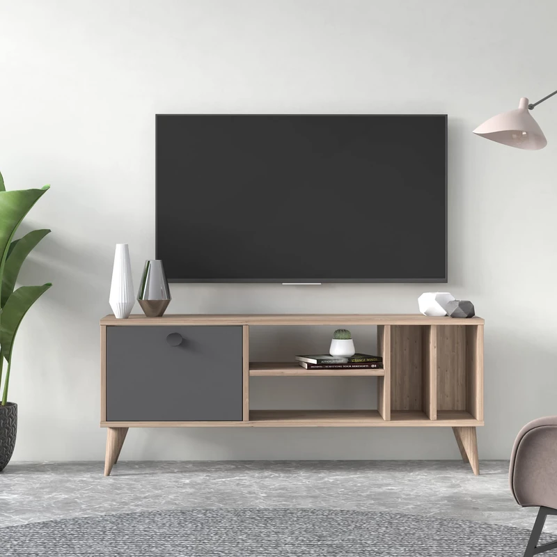 Ruumstore Santa TV Unit Varna Oak, One Size