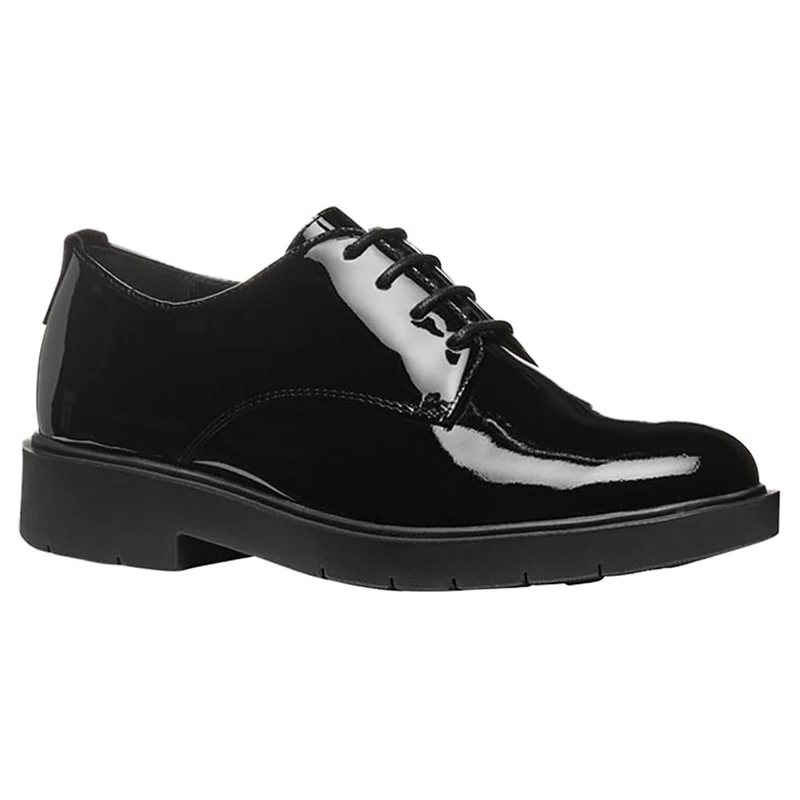 Geox Women's D Spherica Ec1 A Oxford, Black, 3.5 UK