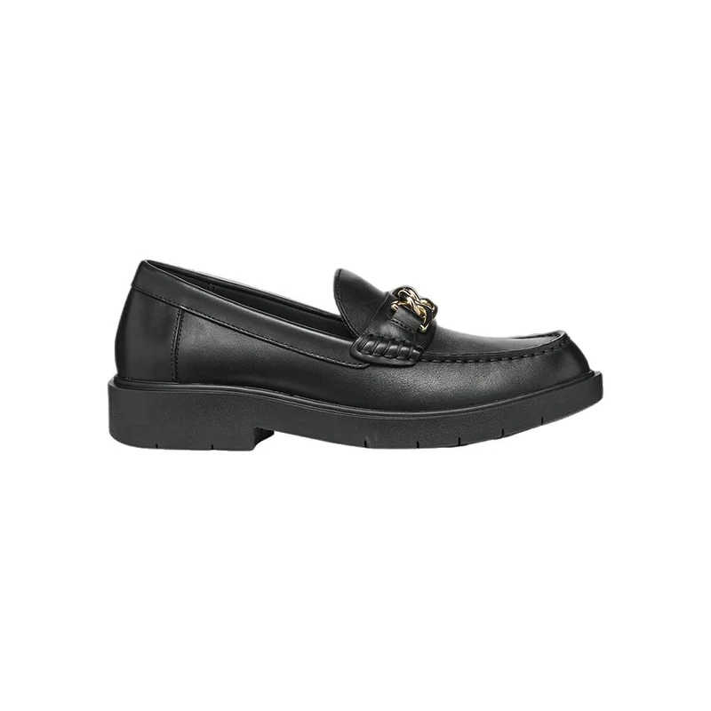 Geox Women's D Spherica Ec1 C Moccasin, Black, 4 UK - Image 1