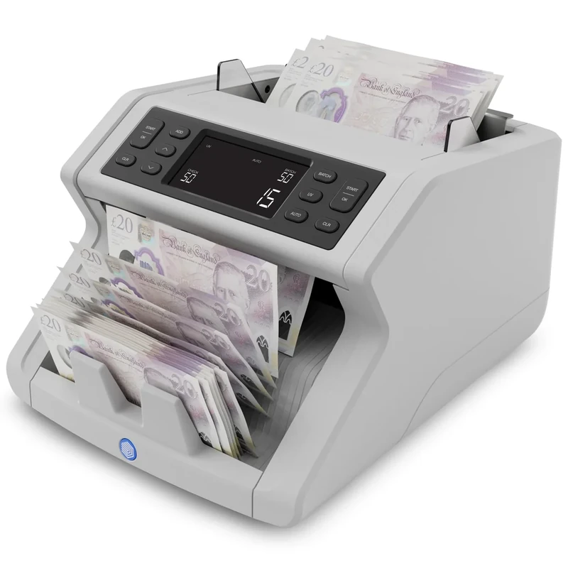 Safescan 2210 Money Counting Machine That Counts Sorted banknotes - Cash Counting Machine with 2-Point Counterfeit Money Detector - Sorted Money Counter Machine for All Currencies