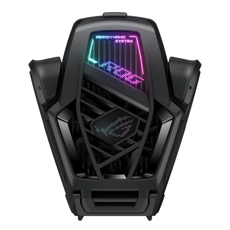 ASUS ROG AeroActive Cooler X, Built-in Kickstand, 2 Physical Buttons, 3.5mm Headphone Jack