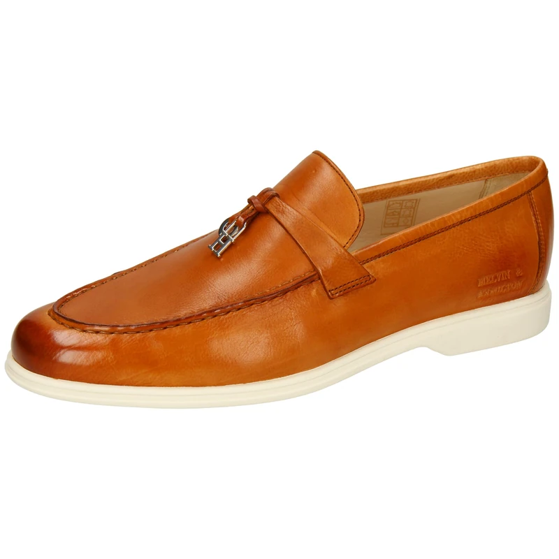 Melvin & Hamilton Men's Earl 3 Loafer, Brown, 8 UK