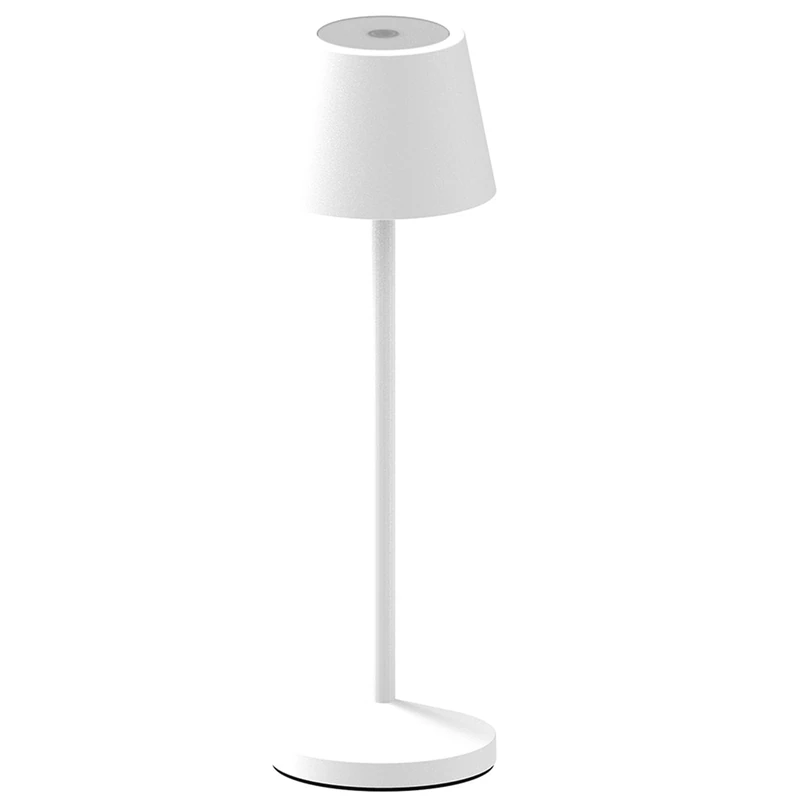 Emily Dimmable Warm White LED Wireless Table Lamp H20cm, White