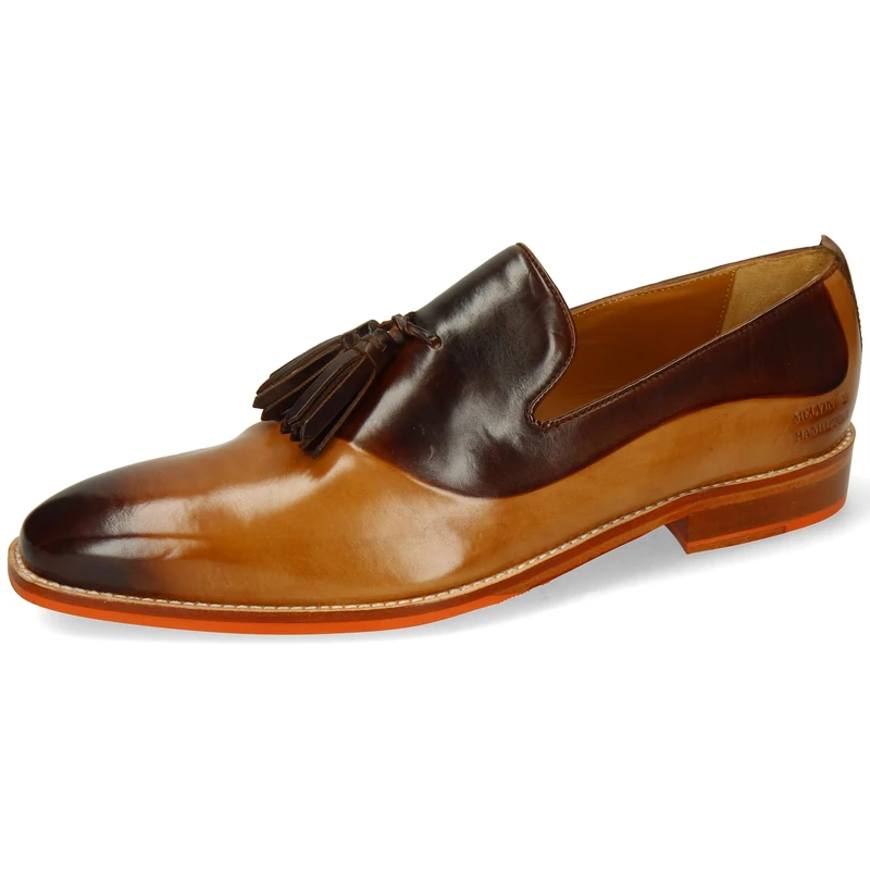 Melvin & Hamilton Leonardo 24 Men's Loafers, Brown, 10 UK