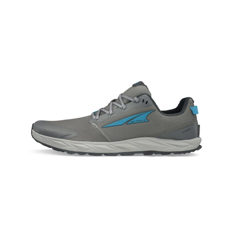 Altra Men's AL0A82CB Superior 6 Trail Running Shoe, Black/Blue, 14