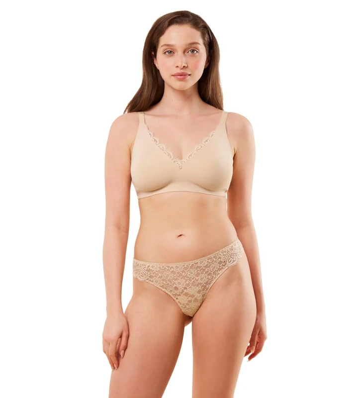 Triumph Women's Amourette N01 Bra, Skin, 38DD