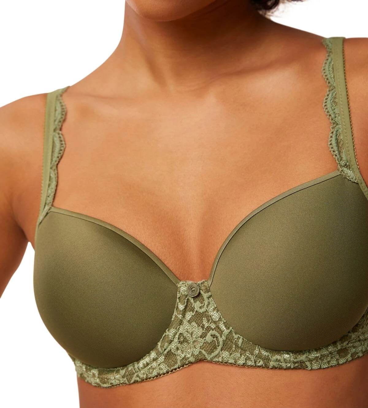 Triumph Women's Amourette Wp Bra, Martini Olive, 32B