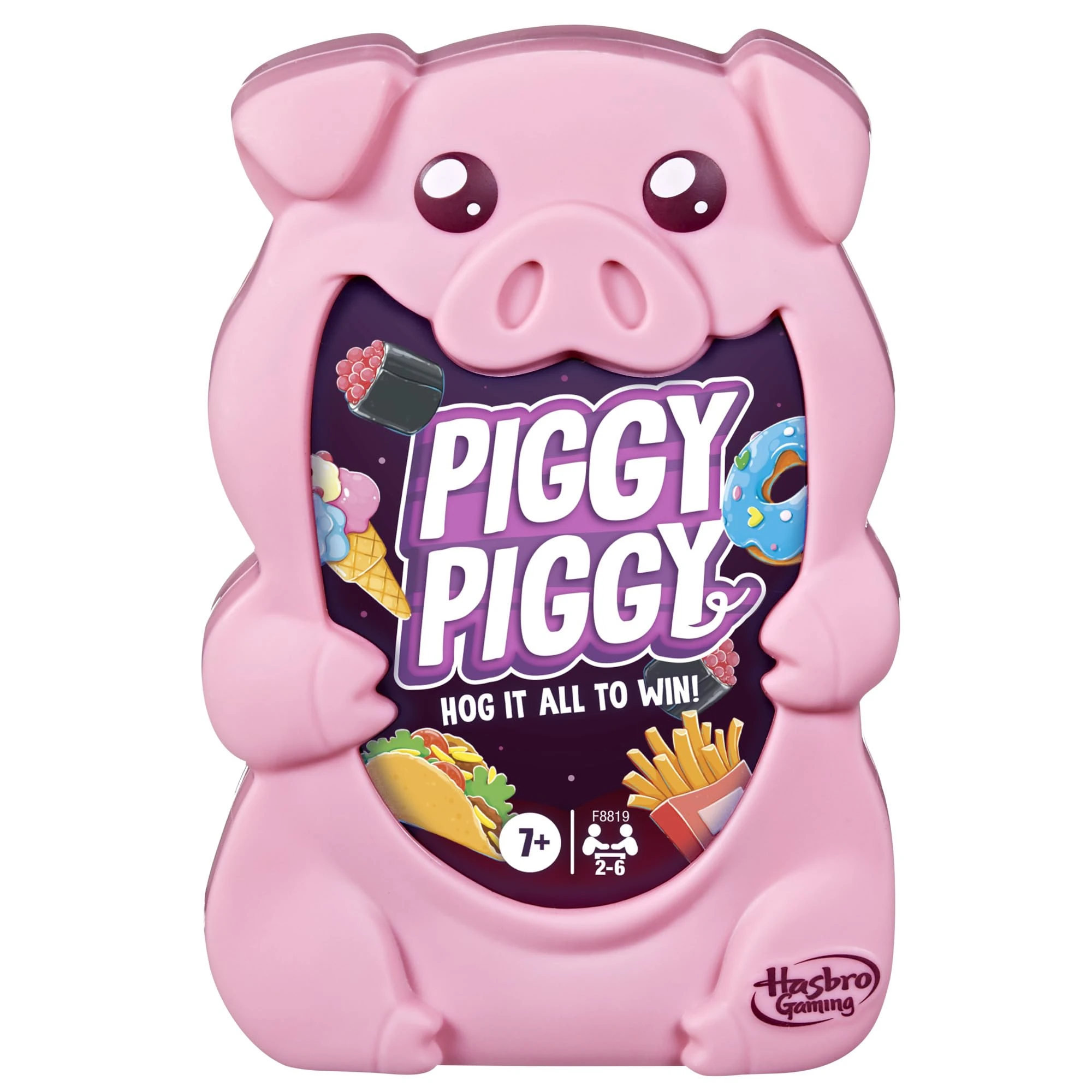 Hasbro Gaming Piggy Piggy Card Game, Family Games for Children and Adults, Fun Strategy Game for 2-6 Players