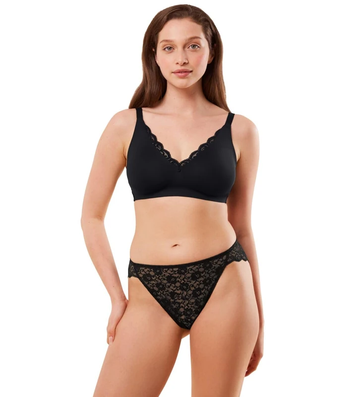 Triumph Women's Amourette N01 Bra, Black, 38DD