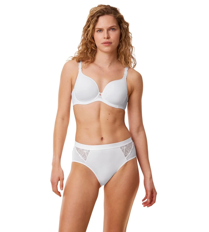 Triumph Women's Wild Azalea Florale Wp Bra, White, 40C