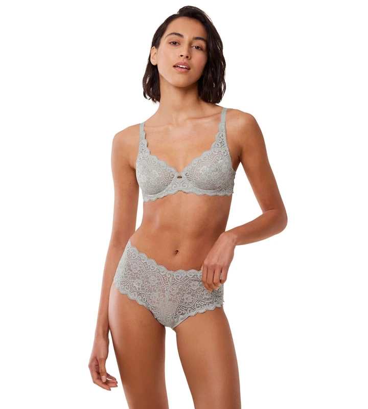 Triumph Women's Amourette W Bra, Silent Grey,