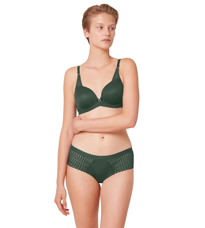 Triumph - Aura Spotlight T - Women's - Cup Bra - Slim Straps - with Underwire, Green Kiss, 34B