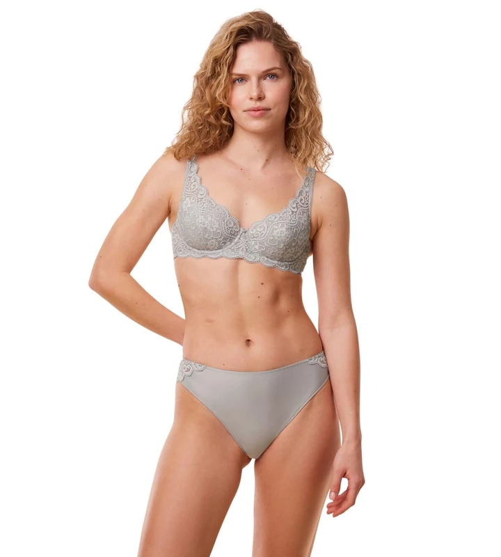Triumph Women's Amourette WHP Bra, Silent Grey, 38E