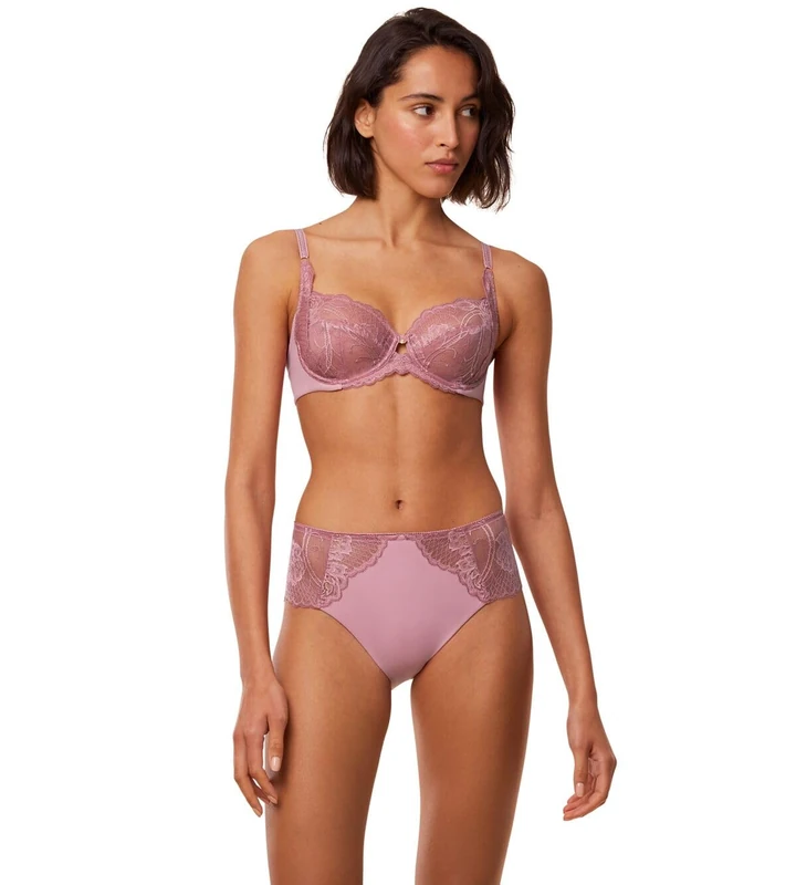 Triumph Women's Wild Peony Florale W Bra, Rosebloom, 34B