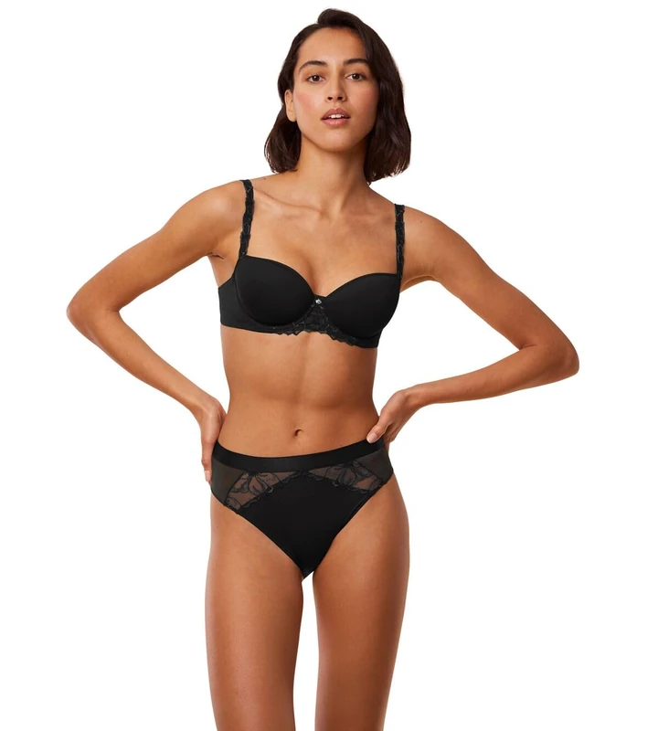 Triumph Wild Azalea Floral WHP Black, Black, 32E