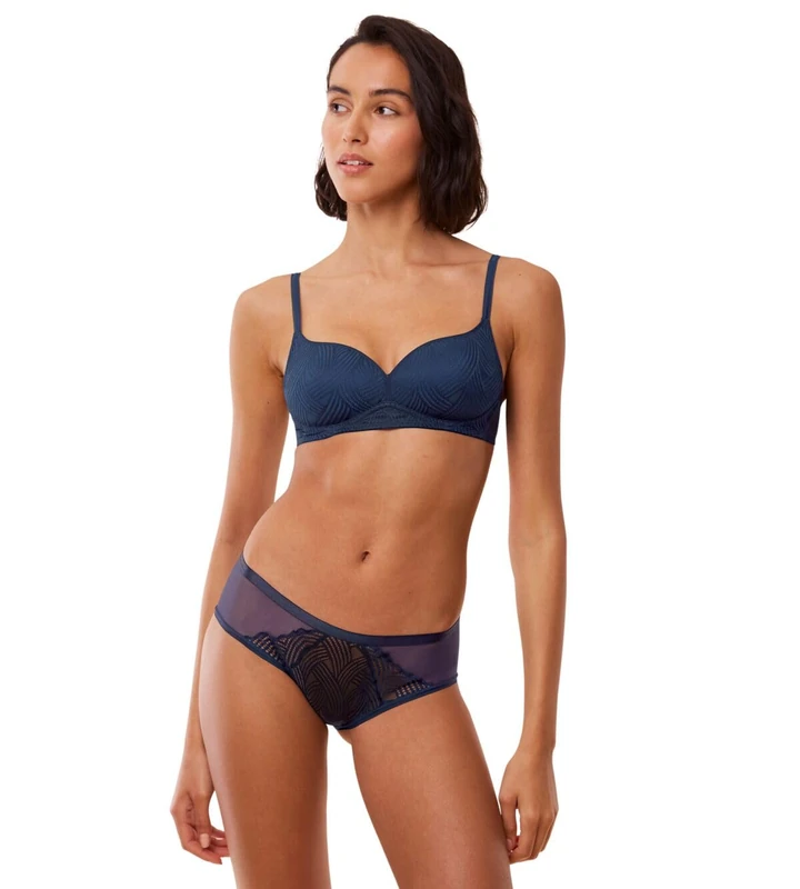 Triumph Women's Delightful Spotlight P Bra, Dark Blue, 38D