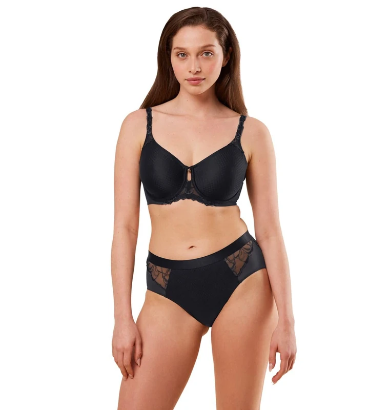 Triumph Women's Wild Azalea Florale W01 Bra, Black, 38C