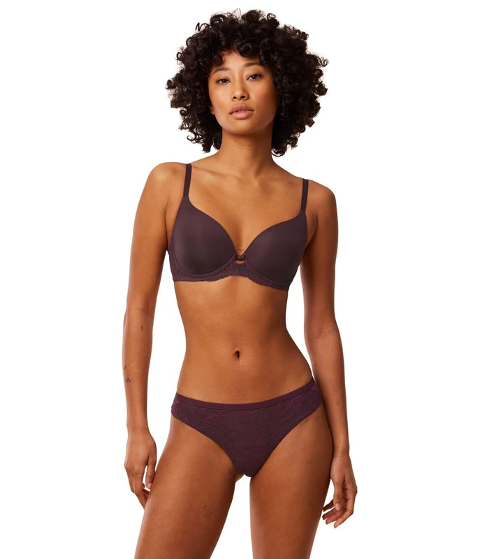 Triumph Women's Amourette Charm T Whp01 Bra, Deep Burgundy, 40C
