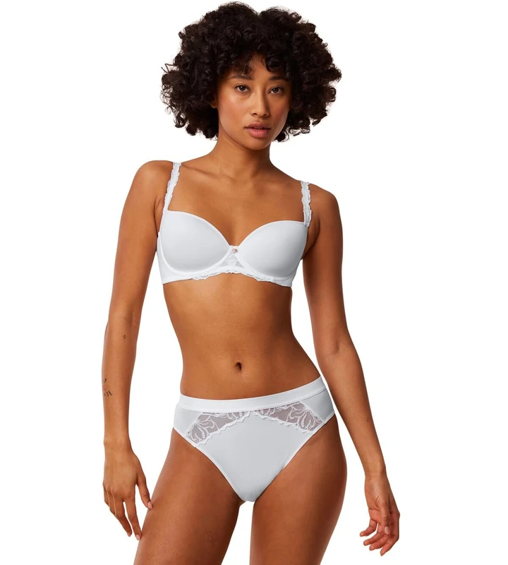 Triumph Women's Wild Azalea Floral WHP Bra, White, 40B